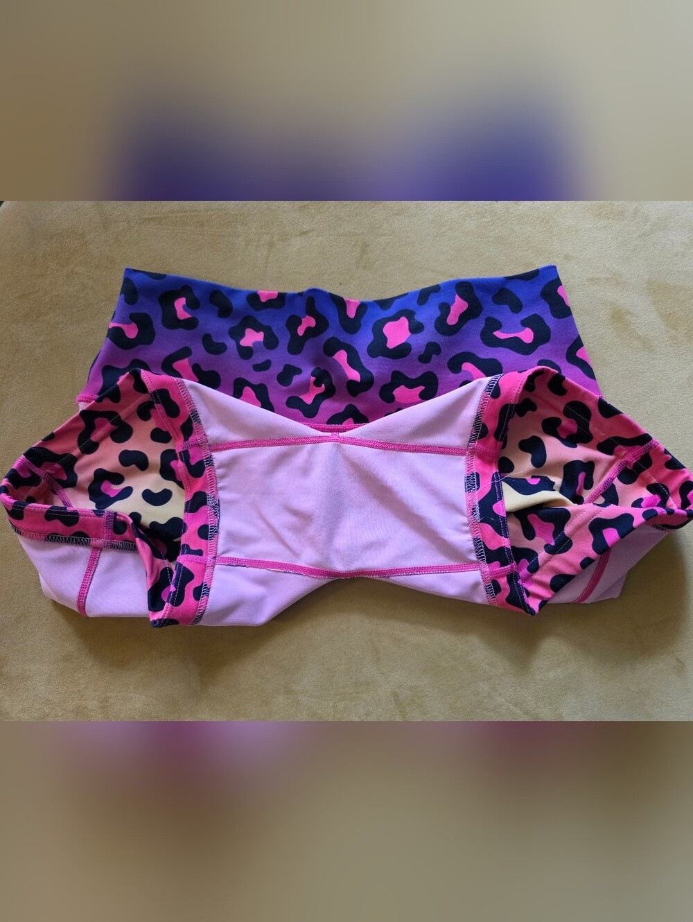 CVG Rainbow Leopard Shorts - Picture 4 of 6